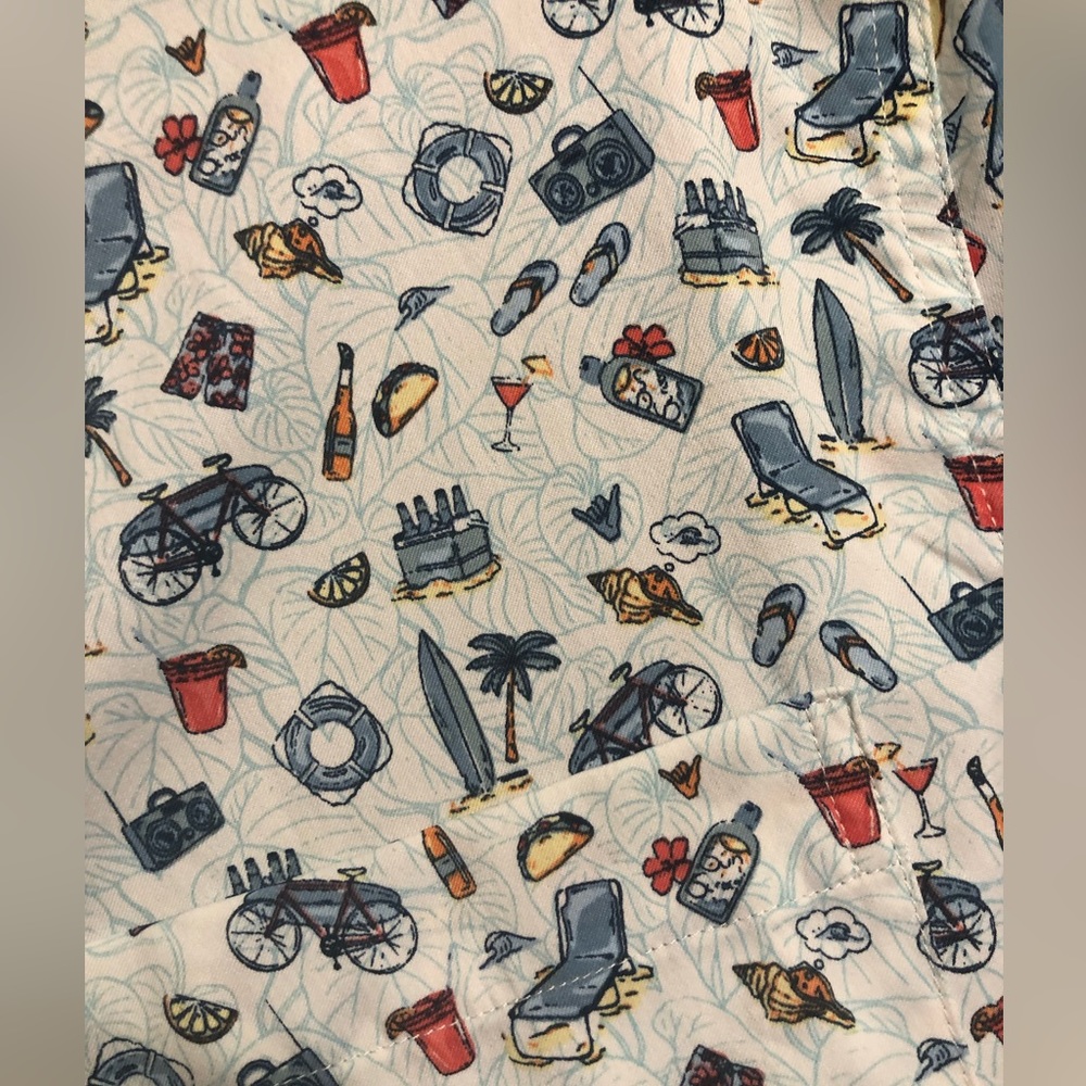 New Mens Southern Tide Go With The Float SS Sport Shirt Stretch Beach Fishing - Picture 6 of 12